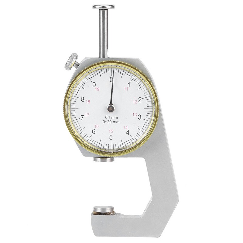 Thickness Gauge Silver Portable Accurate Measuring Jewelry Leather Board Equipment