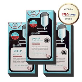Mediheal WHP Whitening Moisture Black Mask EX 25g 3 Boxes (30 Pieces) / 메디힐 W.H.P 미백 수분 블랙 마스크 EX 25g 3박스(30개입)