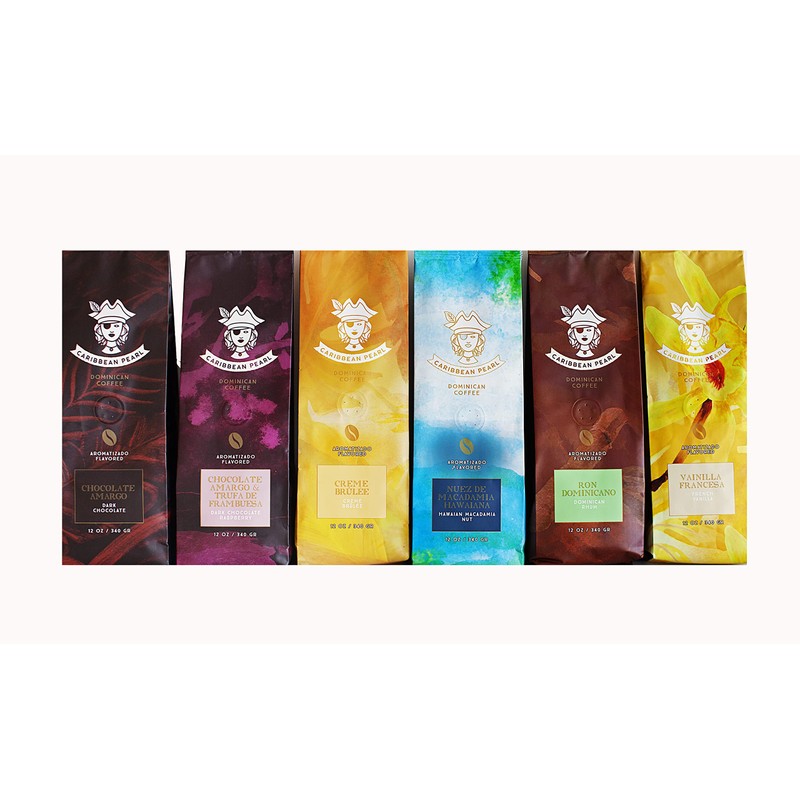 Caribbean Pearl FRENCH VANILLA 100% Arabica Flavored Coffee Origin: Dominican