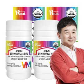 Real Doctor Multivitamin 123, 23 minerals, multivitamin, 100 tablets for 100 days, 2 units / 리얼닥터 멀티비타민 123 미네랄 23종 종합비타민 100일분 100정, 2개