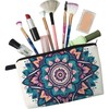 Livel lhood Floral Mandala Makeup Bag Cute Small Organizer Zipper