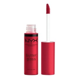 Brillo Labial NYX Butter Gloss | Acabado Brillante | Tono Red Velvet 8ml