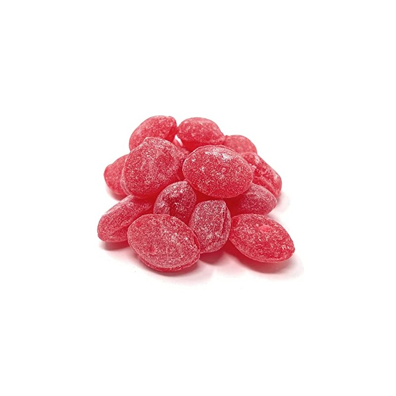 Bayside Candy Bulk Sanded Candy Drops (Raspberry drops, 2LB)