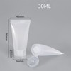MORICOH 5PCS Plastic Soft Tubes Bottle,Refillable Container Bottles with Flip