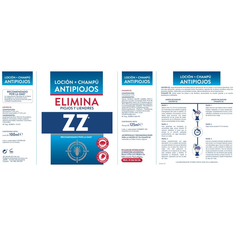 Zz Locion+Champu Antipiojos