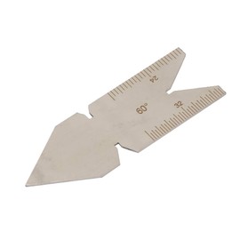 Thread Gauge Fish Gauge Lathe Stainless Steel 1Pcs Stainless Steel Center Fishtail Gauge Screw Thread Lathe Cutting Tool(#2) (American Standard USA60 Degree Thread)