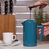 Frieling Double-Walled Stainless Steel French Press Coffee Maker, Lagoon Blue,