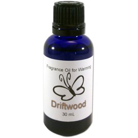 Candlecopia Driftwood Concentrated Premium Fragrance Oil, Cobalt Blue Glass Bottle, Euro Style Dropper Cap