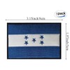 JAVD 3 Pack Honduras Flag Patch Honduras Flag Embroidery Patch