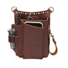 Tourbon Leather Scissor Belt Shoulder Bag Electrician Holster Gardening Florist