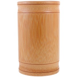 Operitacx Bamboo Chopstick Holder Farmhouse Utensil Holder Cutlery Organizer Cutlery Holder Wood Utensil Crock Chopsticks Holder Rustic Spatula Holder Fork Holder Flatware Tableware Brush