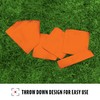 Franklin Sports Thrown Down Baseball Bases with Home Plate and