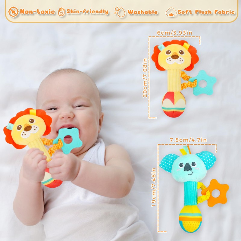 Venditer Baby Rattle 0-6 Months, Baby Toy 0-6 Months, Grasping