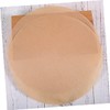 FELTECHELECTR Unbleached Parchment Paper 100 Pcs Round BBQ Sheets Non-Stick