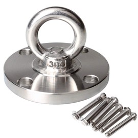 TSSS Deckenhaken Schwerlast Hängematte Haken 500 kg Tragfähigkeit 304 Edelstahl Befestigungshaken Hängesessel Boxsack Halterung mit Ankerbolzen