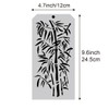 6 Pieces Tree Branch Decorative Plastic Stencils Painting Templates Art
