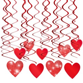 SHYOSUCCE Decoration for Valentine's Day, Heart Garlands, Heart Banner, Party Decoration for Valentine's Day, Wedding, Engagement, Birthday, Anniversary Party and Graduation