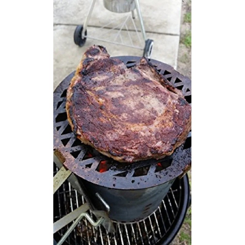 unknown bbq Chimney Griller - stainless top for most charcoal