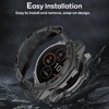 ISABAKE Protector Case for Fenix 8 AMOLED 51mm, Soft TPU