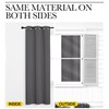 NICETOWN NICETOWN Bedroom Blackout Curtains Panels, 1 Pair, 55 inches