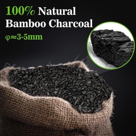 RAINFLOW Horticultural Charcoal for Plants - 290G Natural Earth Regulated Supplement for Potting Soil Indoor Plants, 3-5mm Succulent Soil, Orchid Potting Soil, Paphiopedilum, Bonsai