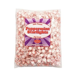 Peppermint Star Light hard Candy - 5 lbs of Delicious Peppermint Candy - Smiling Sweets - Fat Free - Made with Pure Peppermint Oil - Perfect for Sharing