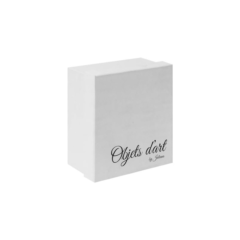 Glass Animal Paperweights Figurine - Pink Elephant 60508