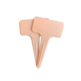 SEIWEI 20Pcs Garden Plastic Plants Labels for Marking Potted Plants Multicolor Greenhouse Flower Trees Stakes Markers Tags T Shape