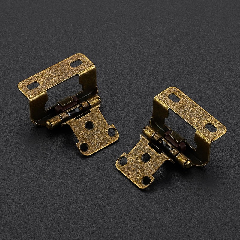 Ravinte 10 Pack 5 Pairs Semi-Overlay 1/2 inch Self-Closing Face