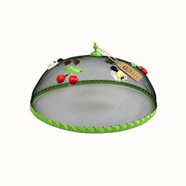 Dexam 16050403 Summer Garden Bee Mesh Food Cover, Steel, Green