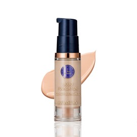aopoka Liquid Foundation, High Coverage, Adhesion, 3D 3D Makeup, 0.2 fl oz (6 ml), For Parties, Weddings, Photographs, Long Stays, Waterproof, Unbreakable, Cosmetics for Working Women, 01# Natural