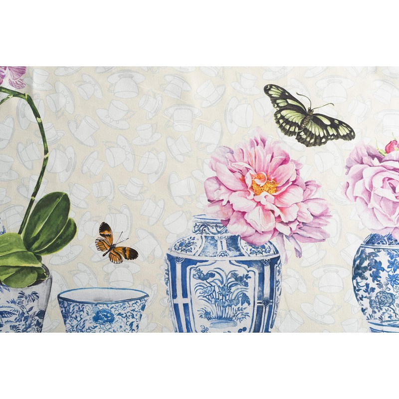 Maison d' Hermine Tablecloth 100% Cotton 140cmx180cm Washable Square Table