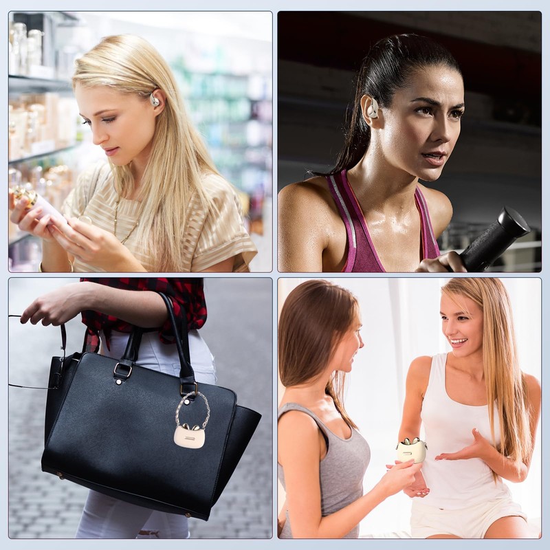 Vinstein Earbuds, Bluetooth 5.4 headphones, in-ear earphones (blue)