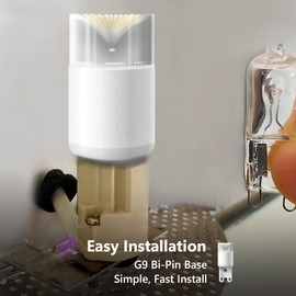 Lumitoric G9 LED Bulb, Dimmable, 20 Watt Halogen Replacement, Omnidirectional with No Dark Areas, 93 Ra Vivid Color, 3000K Warm White, 300lm Bright, for Chandelier & Fixture Lighting, 2 Pack