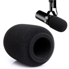 YOUSHARES Microphone Cover Compatible with Shure SM7dB Microphone - Pop Filter Foam Wind Cover SM7DB Microphone Windscreen to Blocks Out Plosives