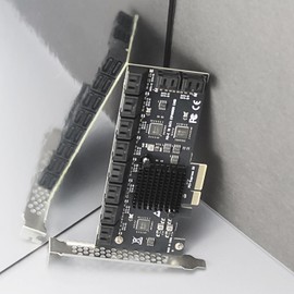 GLOTRENDS SA3220J 20-Port PCIe 3.0 X2 SATA Expansion Card, Compatible with Windows,Linux,Mac OS,NAS