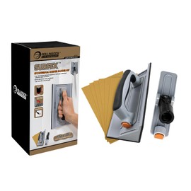 ROLLINGDOG Drywall Corner Sander - Hand Sander With 6PC Oxide Mesh Sandpaper for Corner Wall Cleaning and Polishing