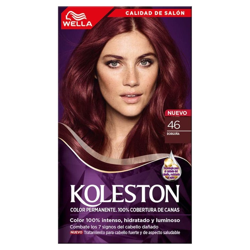 Koleston Tinte Permanente 46 Borgoña, 70 ml - Paquete de