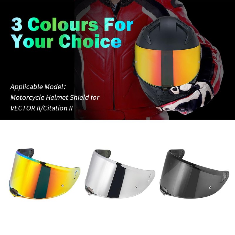 Helmet Visor Shield For VECTOR II For Citation II Full