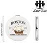 Zuo Bao Massachusetts State Make-up-Spiegel, Massachusetts Reisegeschenk, Boston Est 1630