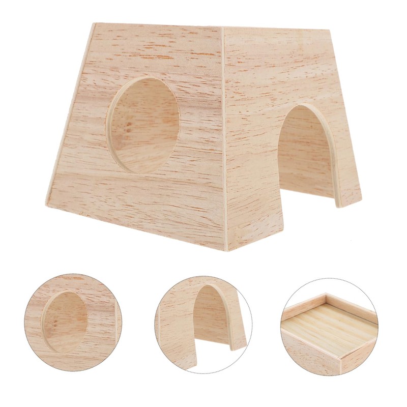 SUPVOX Chicken Wooden for Small Pets Cozy Hamster Hideout Design