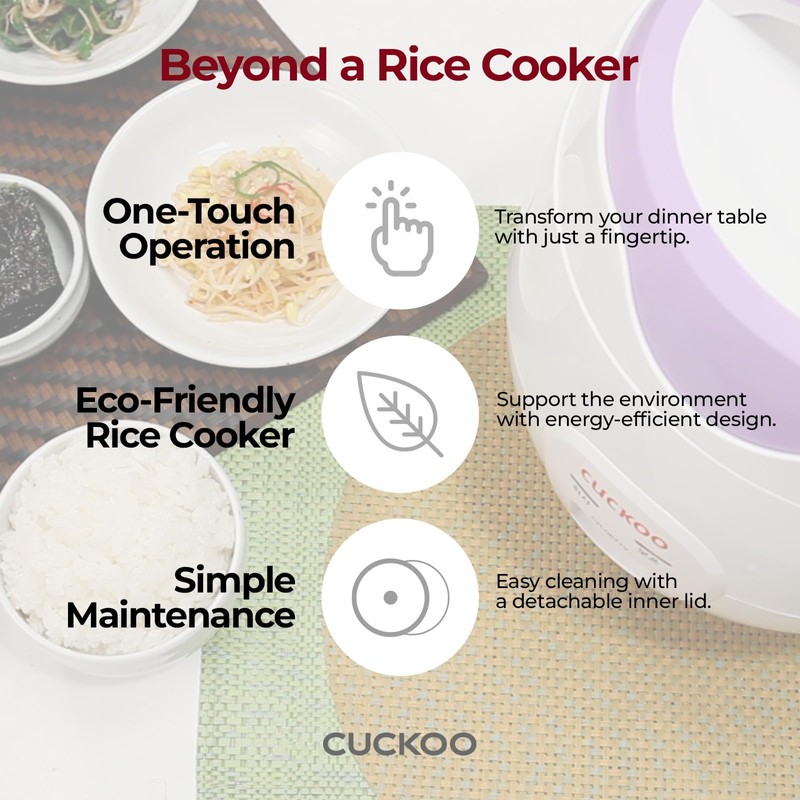 Cuckoo CR-0671V Basic Electric Small Rice Cooker & Warmer, 6
