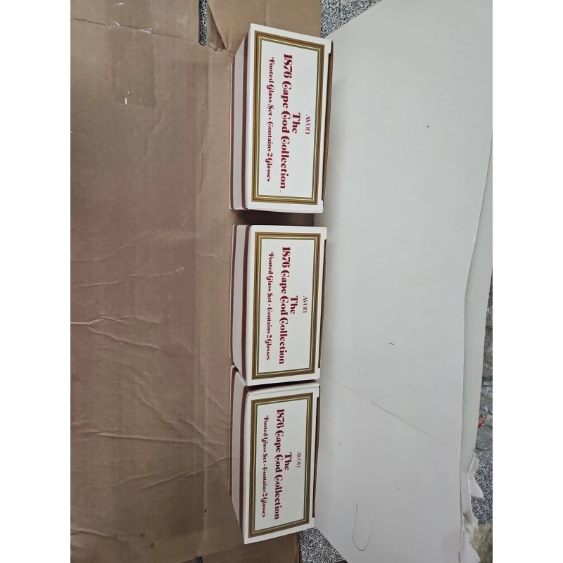 Avon Set of 6 Avon 1876 Cape Cod Collection Ruby