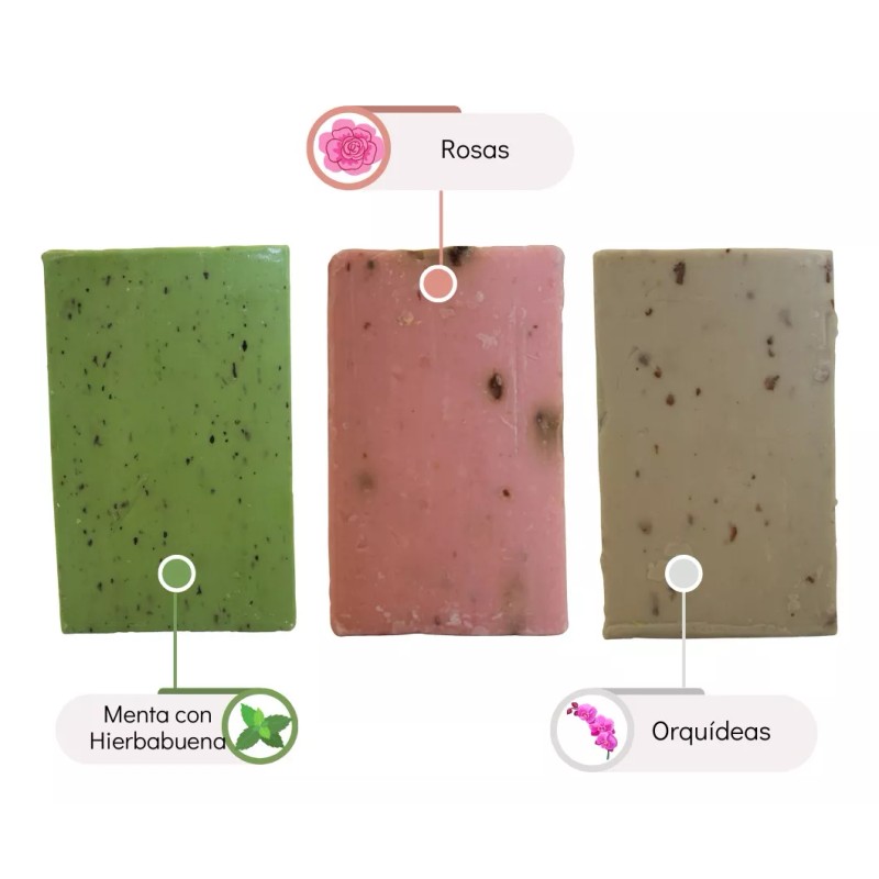 Artesanal Paquete De Jabones Artesanales 100 Gr
