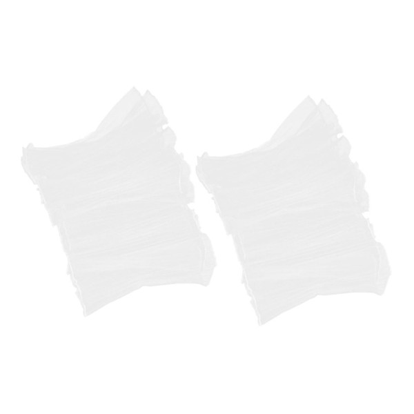 PACKOVE 2Pcs Wrinkled Flower Mesh Wrapping Paper with Pearl Edge