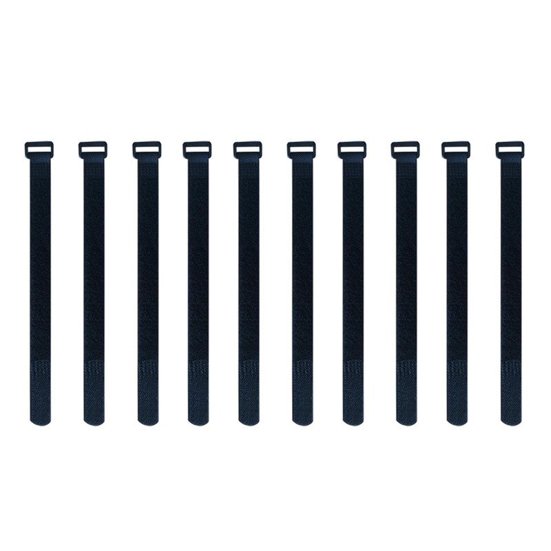10PCS Fastening Hook and Loop Cable Straps,30CM Hook and Loop