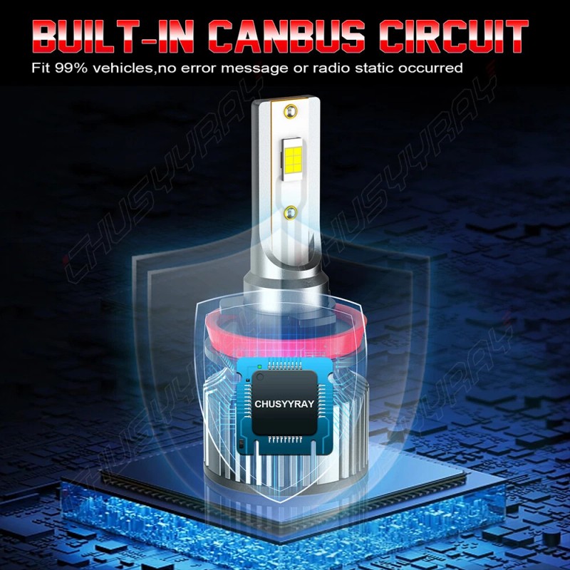 CHUSYYRAY H11 H9 LED Headlight Conversion Kit High/Low Beam Bulb