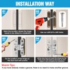 Invisible Hinges for Cabinet Doors, 180 Degree Hidden Door Hinges