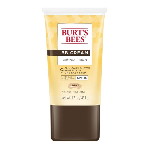 Burt's Bees BB Cream with SPF 15, Light, 1.7 Ounce (Pack of 1) - Package May Vary