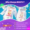 IROHTV Neon Green Christmas Heat Transfer Vinyl HTV Vinyl Roll,